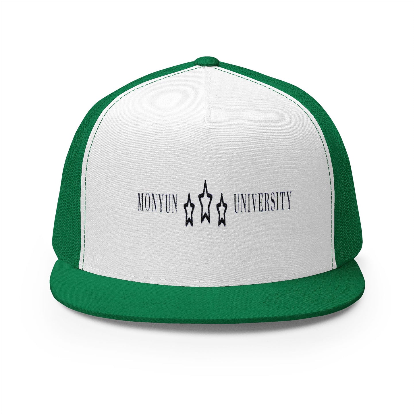 Baby MONYUN University 5 Panel Trucker Cap (Embroidery)