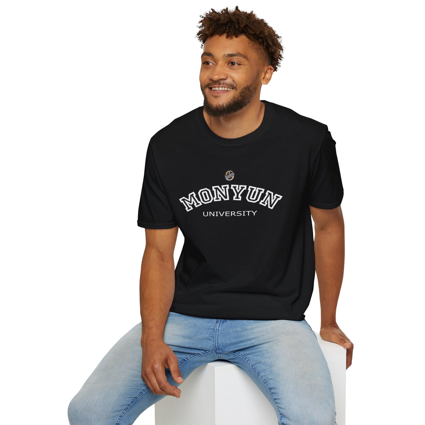 MONYUN UNIVERSITY Casual Unisex Softstyle T-Shirt - Perfect for Everyday Wear