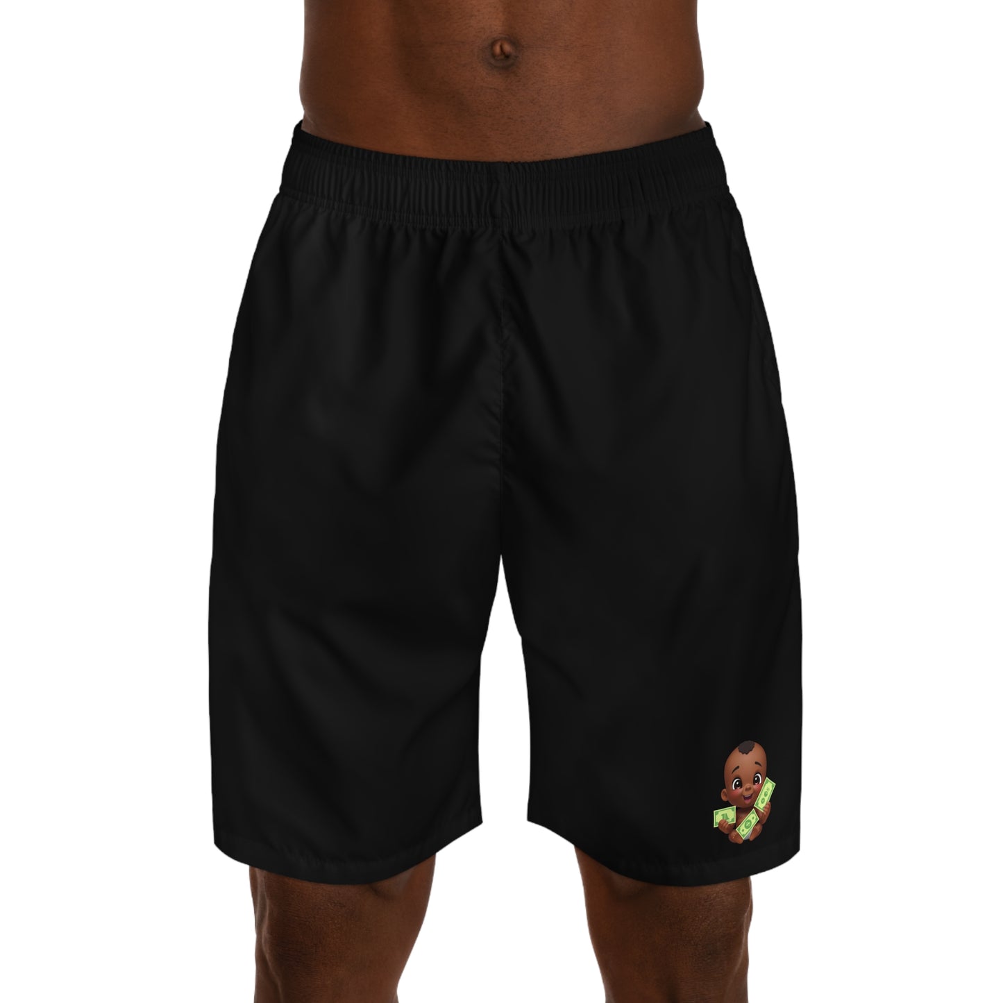 Monyun University baby logo Men's Jogger Shorts with Design - Casual Comfort for Everyday Wear