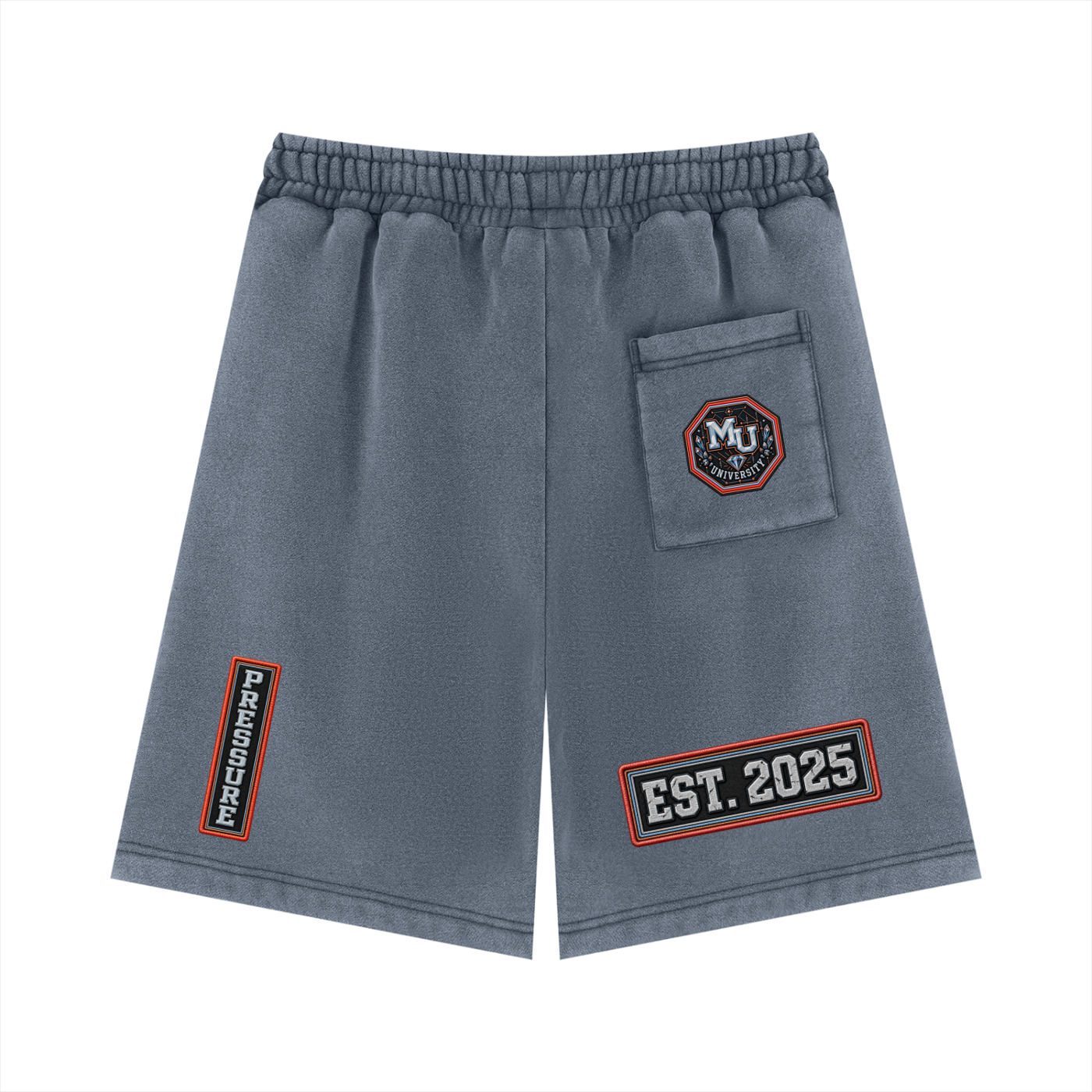 MONYUN university Vintage Wash Fleece Shorts