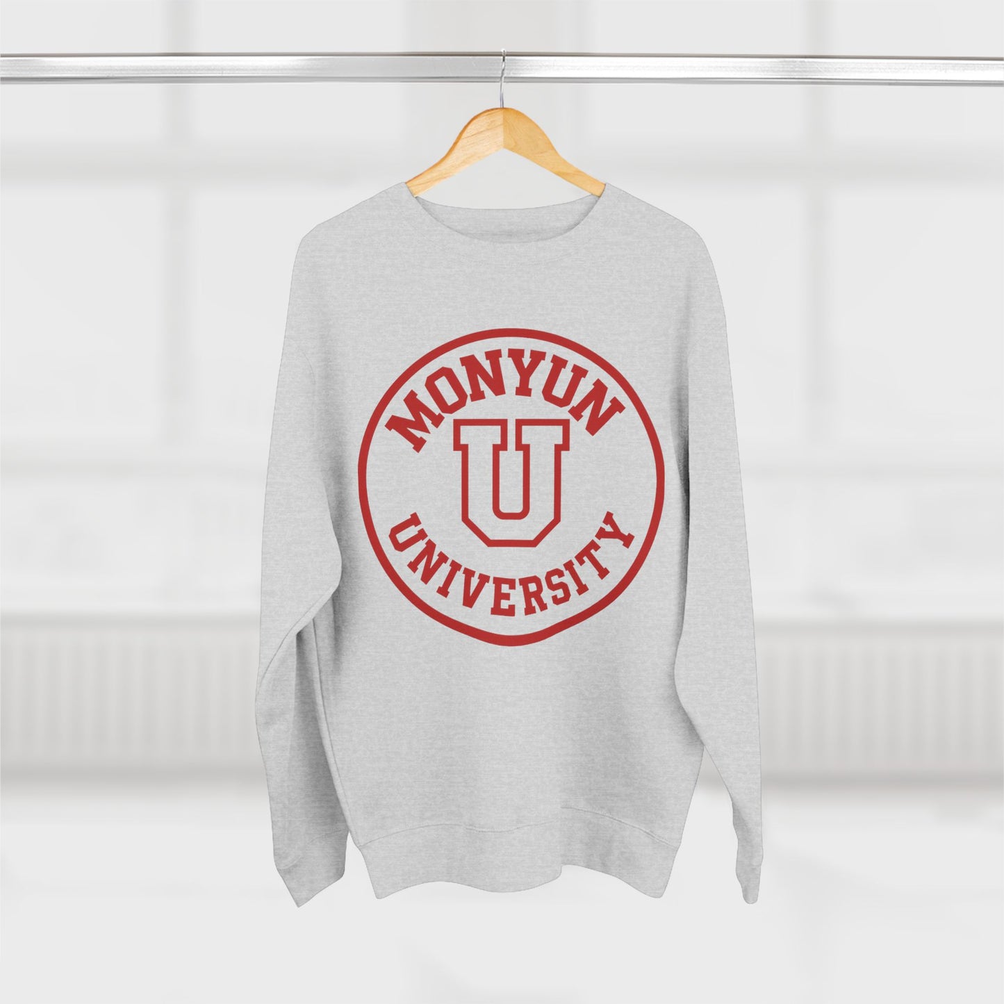 Monyun University Crewneck Sweatshirt, Cozy College Apparel, Perfect for Students, Gifts for Graduation, School Spirit Wear