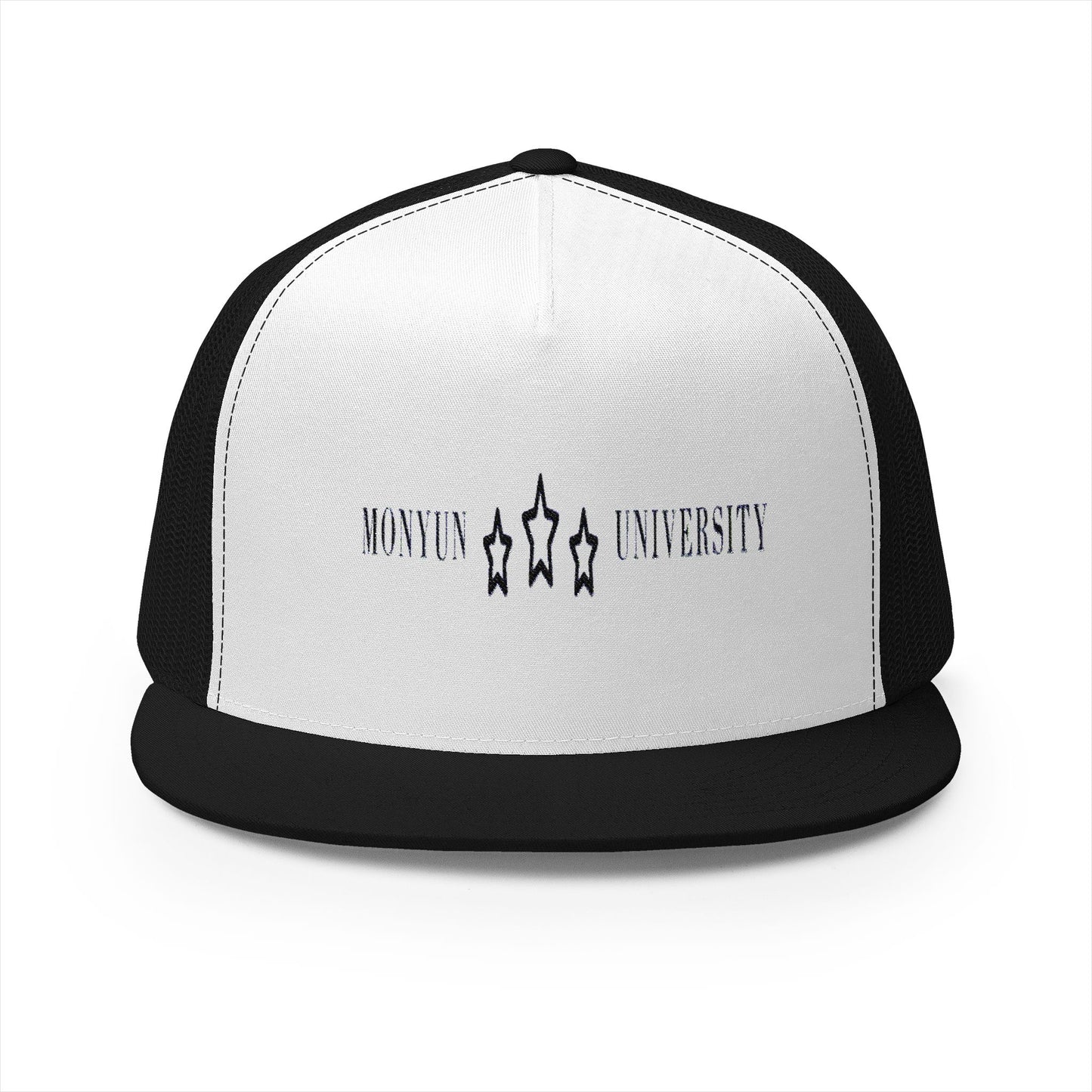 Baby MONYUN University 5 Panel Trucker Cap (Embroidery)