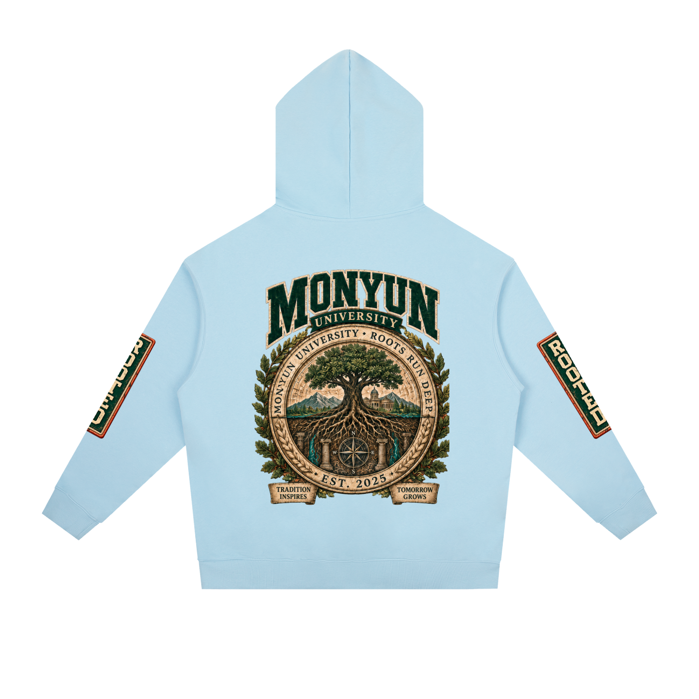 MONYUN university Essential Heavyweight Drop-Shoulder Hoodie