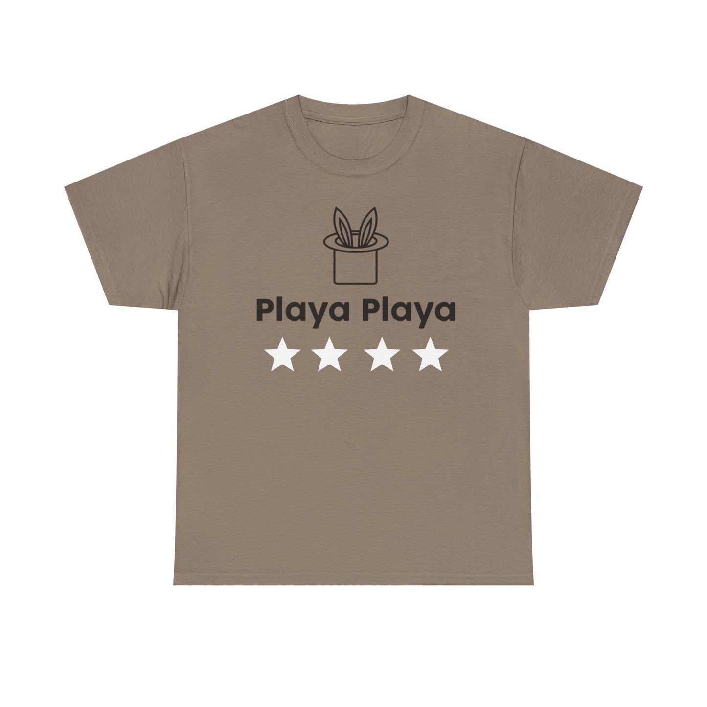 PLAYA PLAYA Unisex Tee | Play Hard, Hustle Hard | Gift for Entrepreneurs, Motivational Tee, Casual Wear, Streetwear, Trendy Apparel