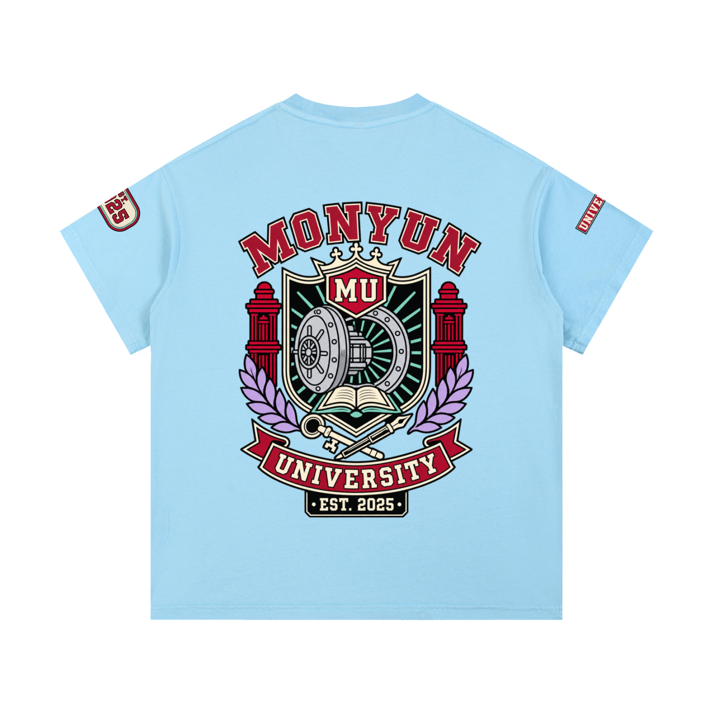 MONYUN university- Open Vault Vintage Wash Cotton T-Shirt