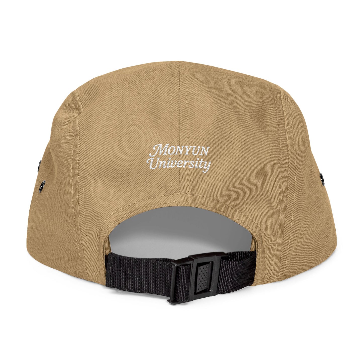 Monyun University-Stylish 5 Panel Cap | Cap, Trendy Embroidery Hat, Outdoor Headwear, Gift for Graduates, Unique Fashion Accessory