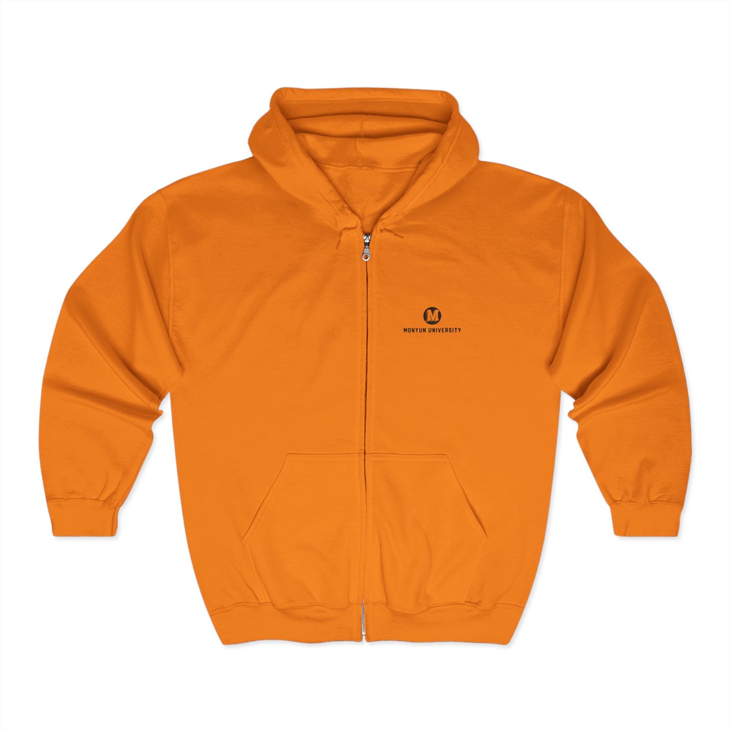 MONYUN University Full Zip Hoodie - Cozy Unisex Sweatshirt for Everyday Wear