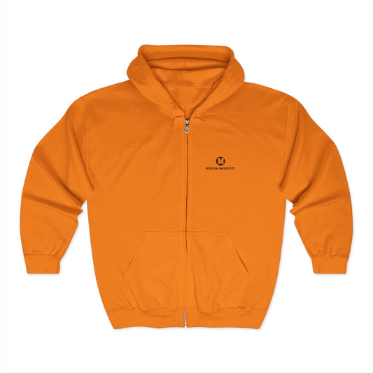 MONYUN University Full Zip Hoodie - Cozy Unisex Sweatshirt for Everyday Wear