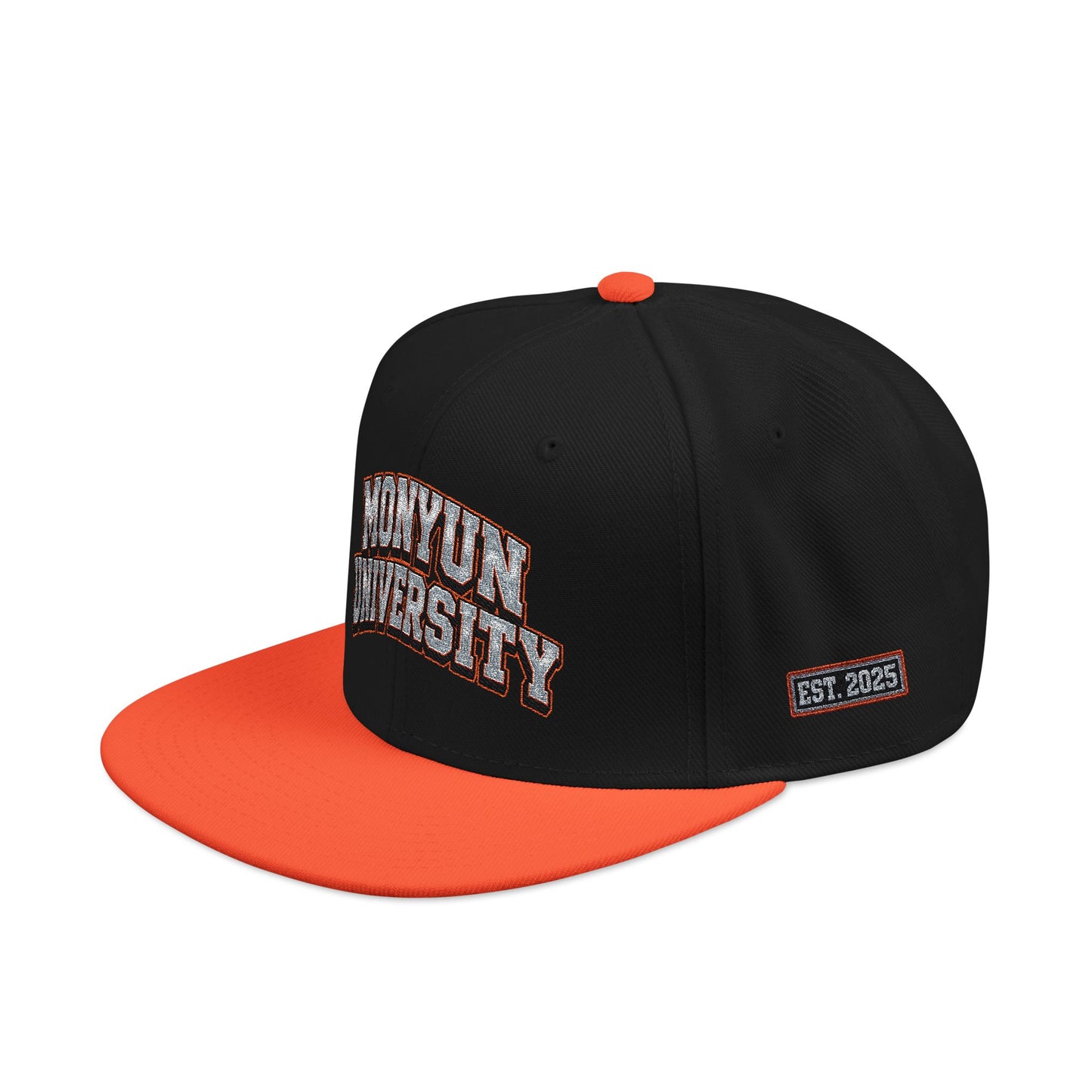 MONYUN university Snapback Hat — Embroidered Patch