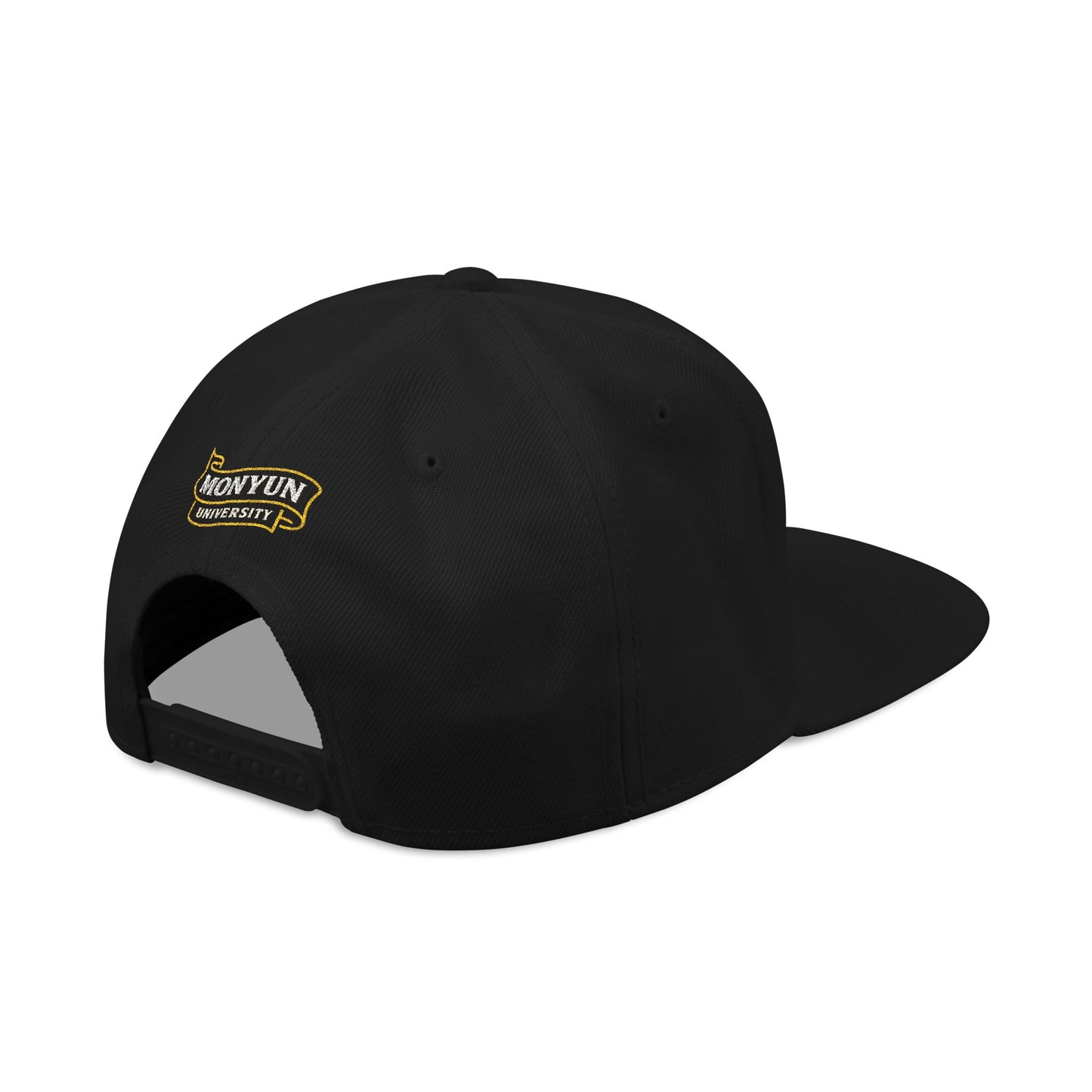 MONYUN university Embroidered Snapback Hat with Mossy Forest Crest