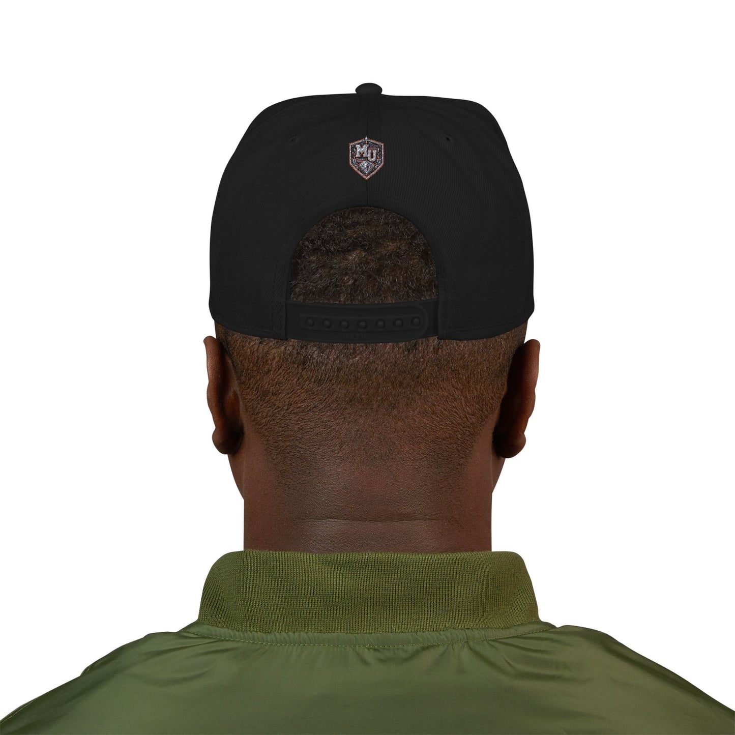 MONYUN university Snapback Hat — Embroidered Patch