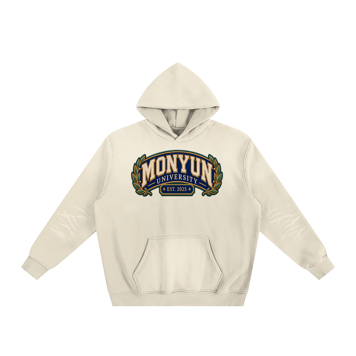 MONYUN University “Momentum” Sunfade Fleeced Hoodie