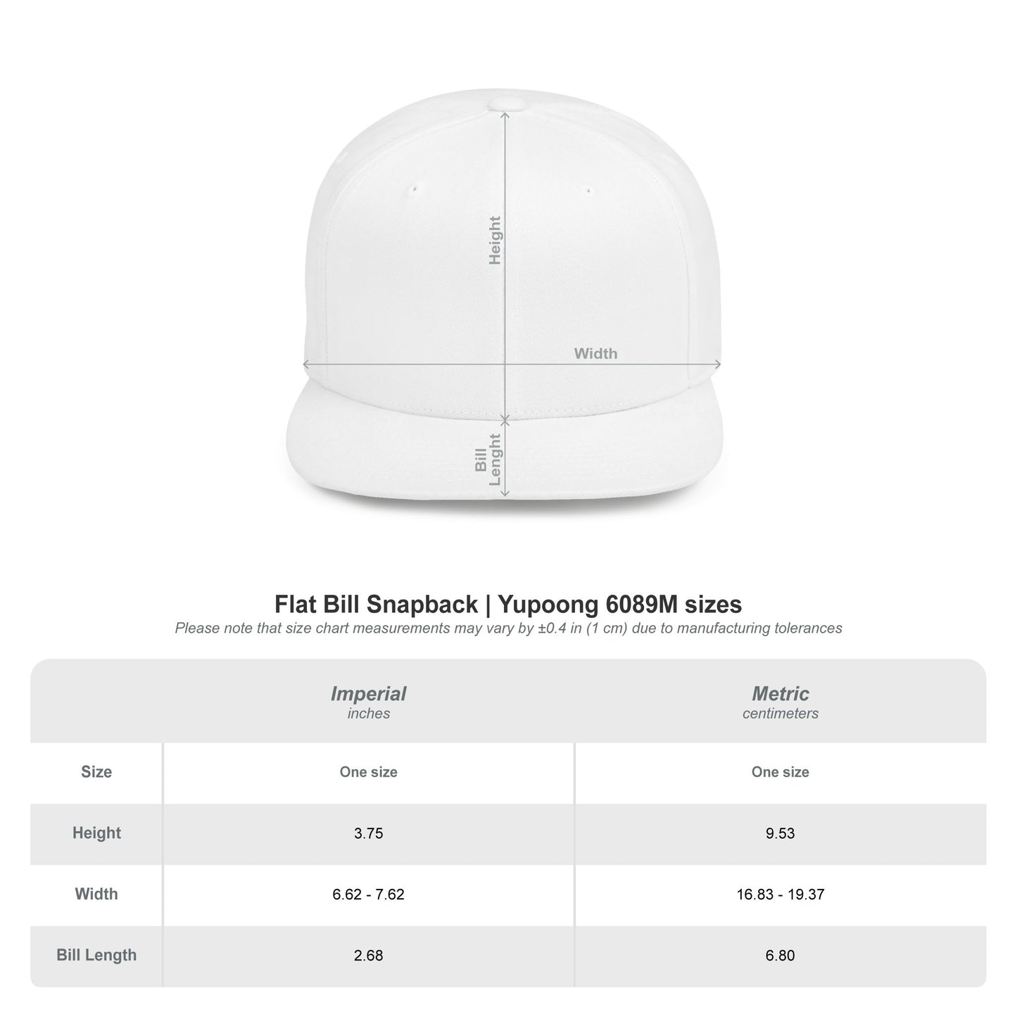 Flat Bill Snapback Hat — MU University Sequin Patch Cap
