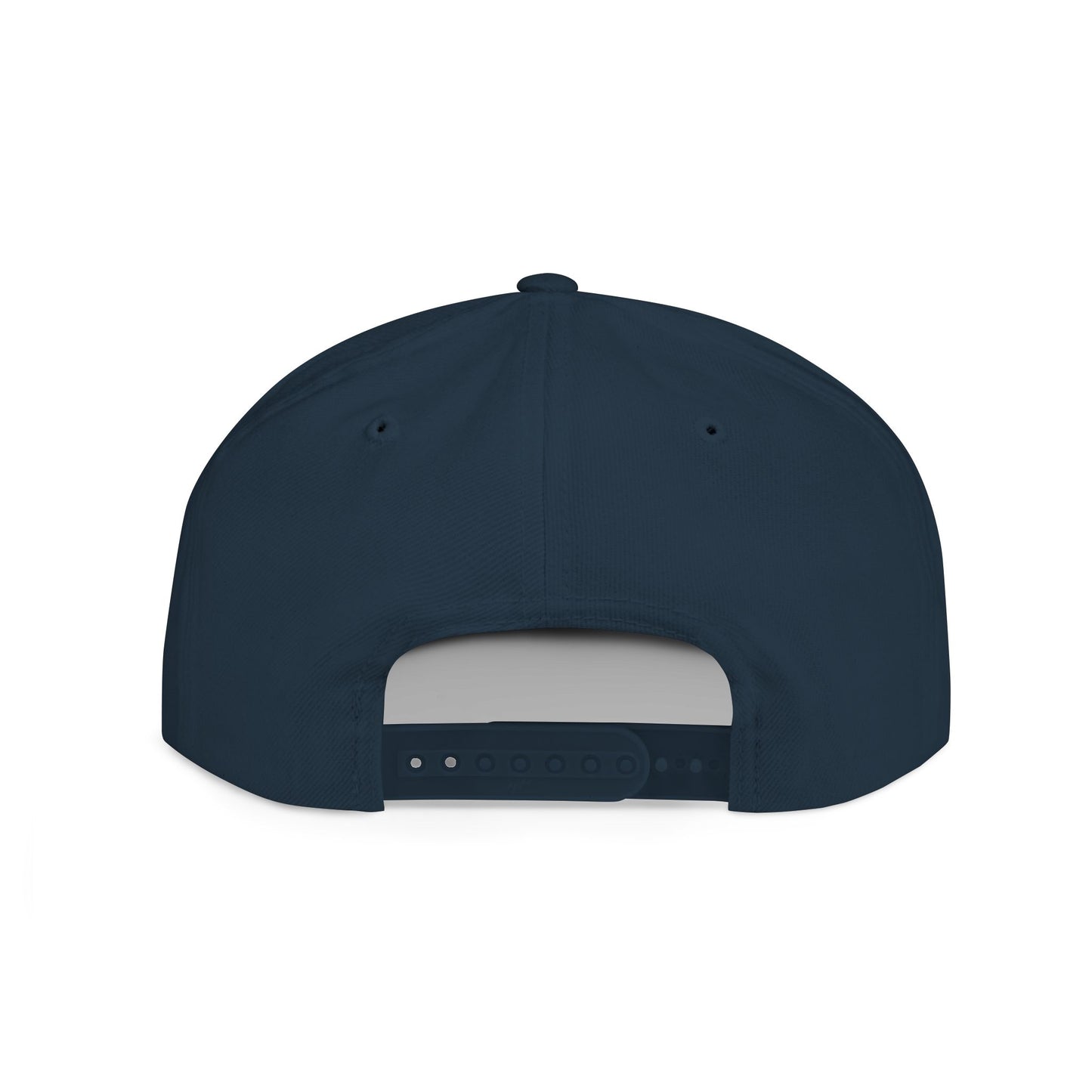 Flat Bill Snapback Hat — MU University Sequin Patch Cap