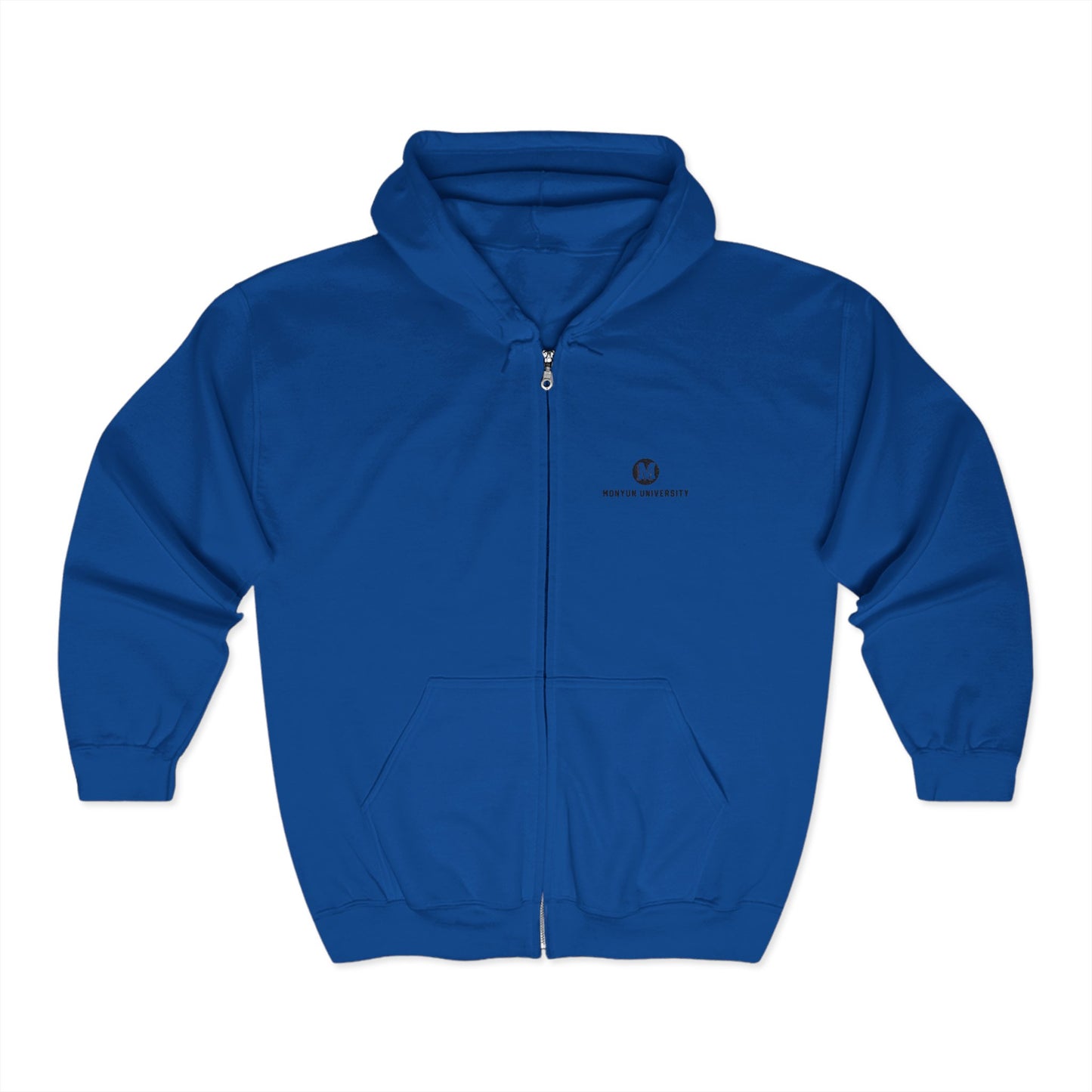 MONYUN University Full Zip Hoodie - Cozy Unisex Sweatshirt for Everyday Wear