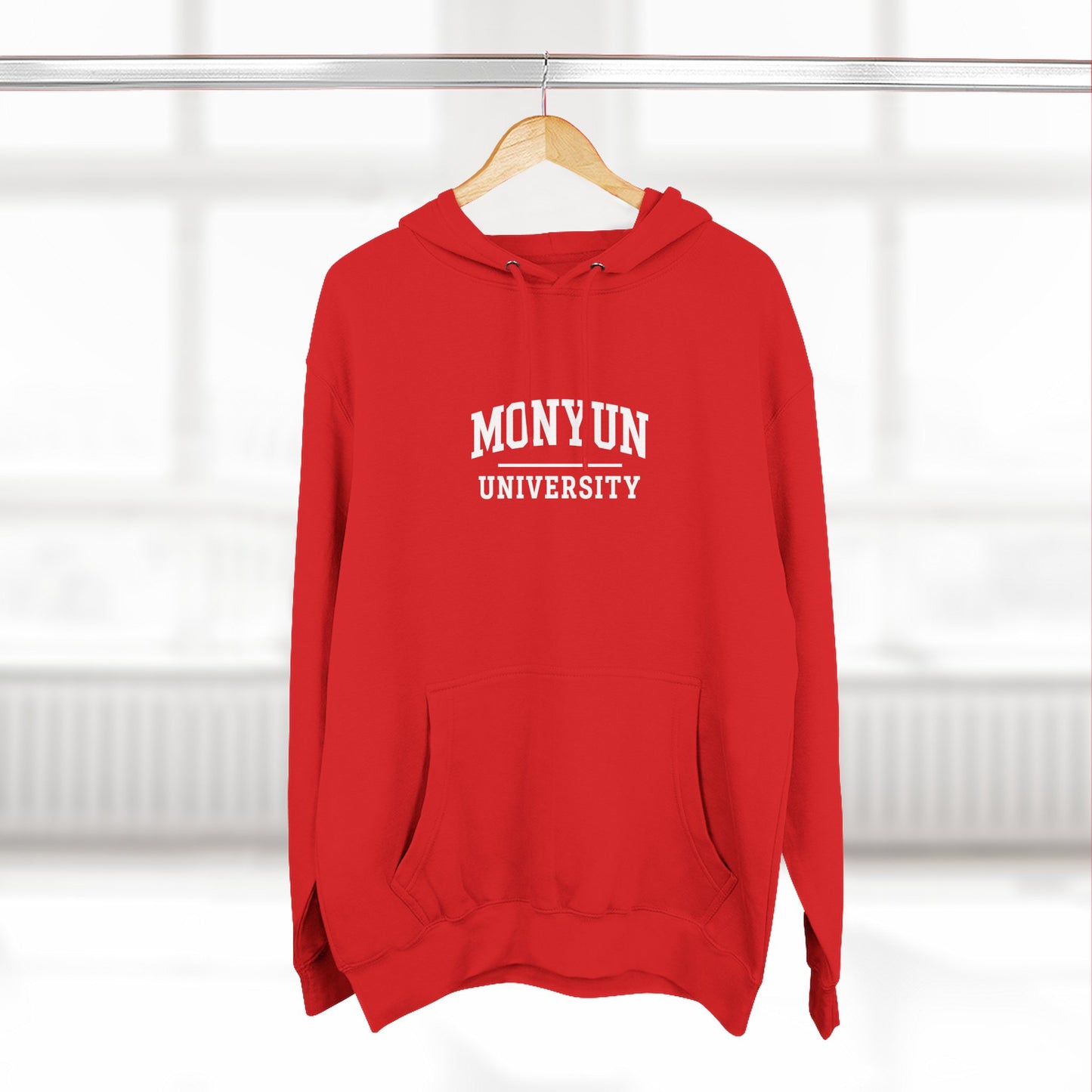 Three-Panel MONYUN University Fleece Hoodie, College Sweatshirt, Cozy Campus Wear, Perfect Graduation Gift, Trendy Student Apparel, [...]