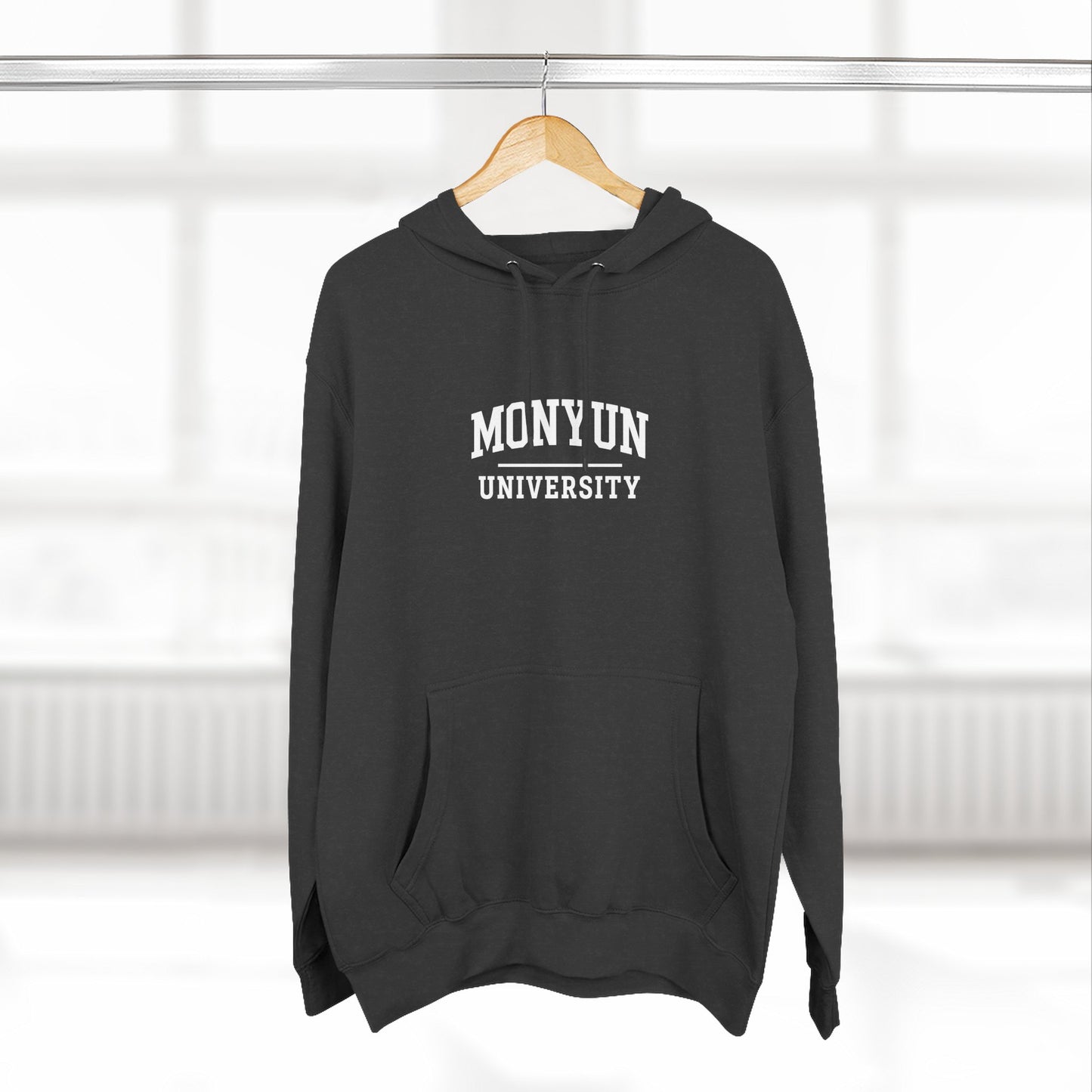 Three-Panel MONYUN University Fleece Hoodie, College Sweatshirt, Cozy Campus Wear, Perfect Graduation Gift, Trendy Student Apparel, [...]