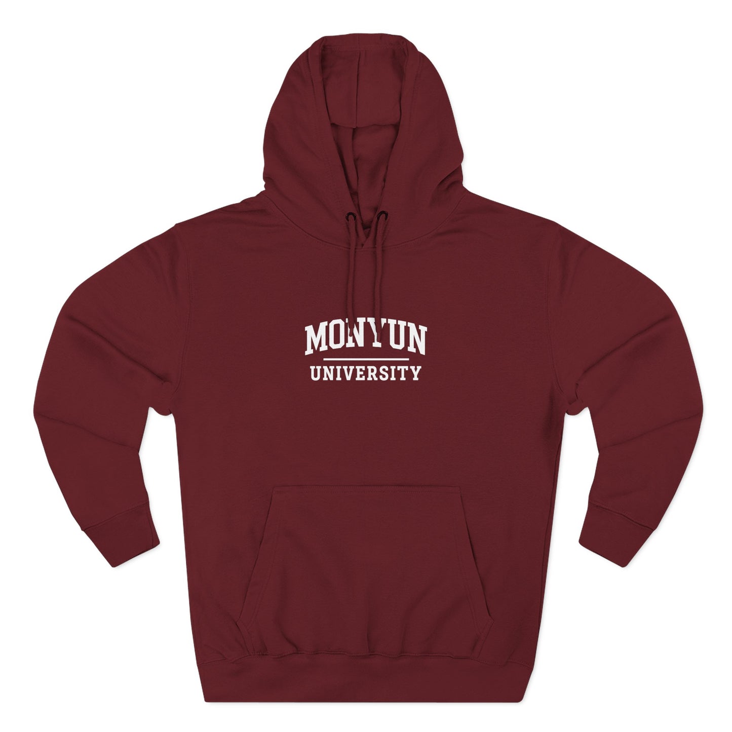 Three-Panel MONYUN University Fleece Hoodie, College Sweatshirt, Cozy Campus Wear, Perfect Graduation Gift, Trendy Student Apparel, [...]