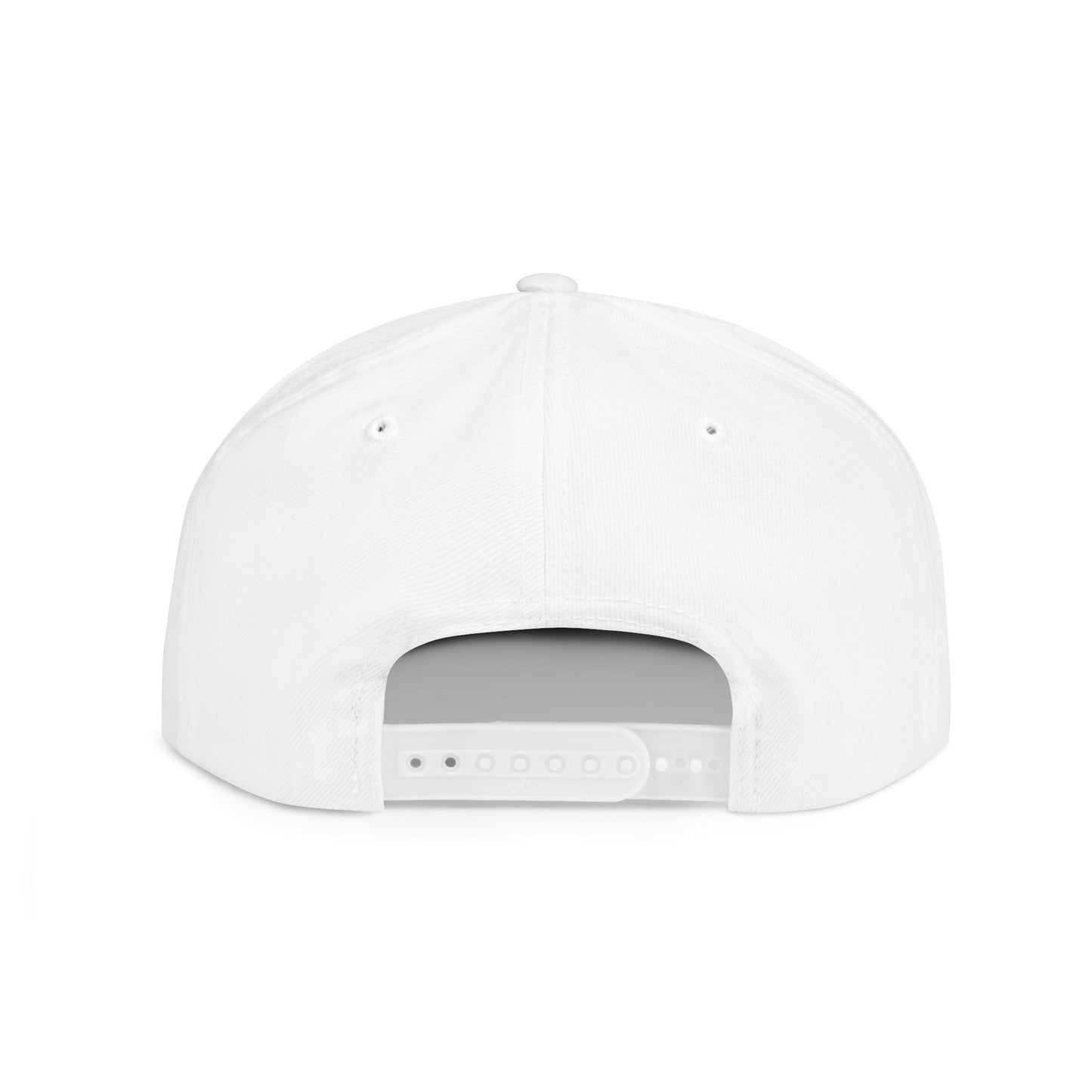 Flat Bill Snapback Hat — MU University Sequin Patch Cap