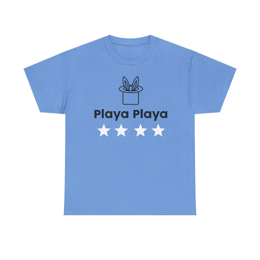 PLAYA PLAYA Unisex Tee | Play Hard, Hustle Hard | Gift for Entrepreneurs, Motivational Tee, Casual Wear, Streetwear, Trendy Apparel