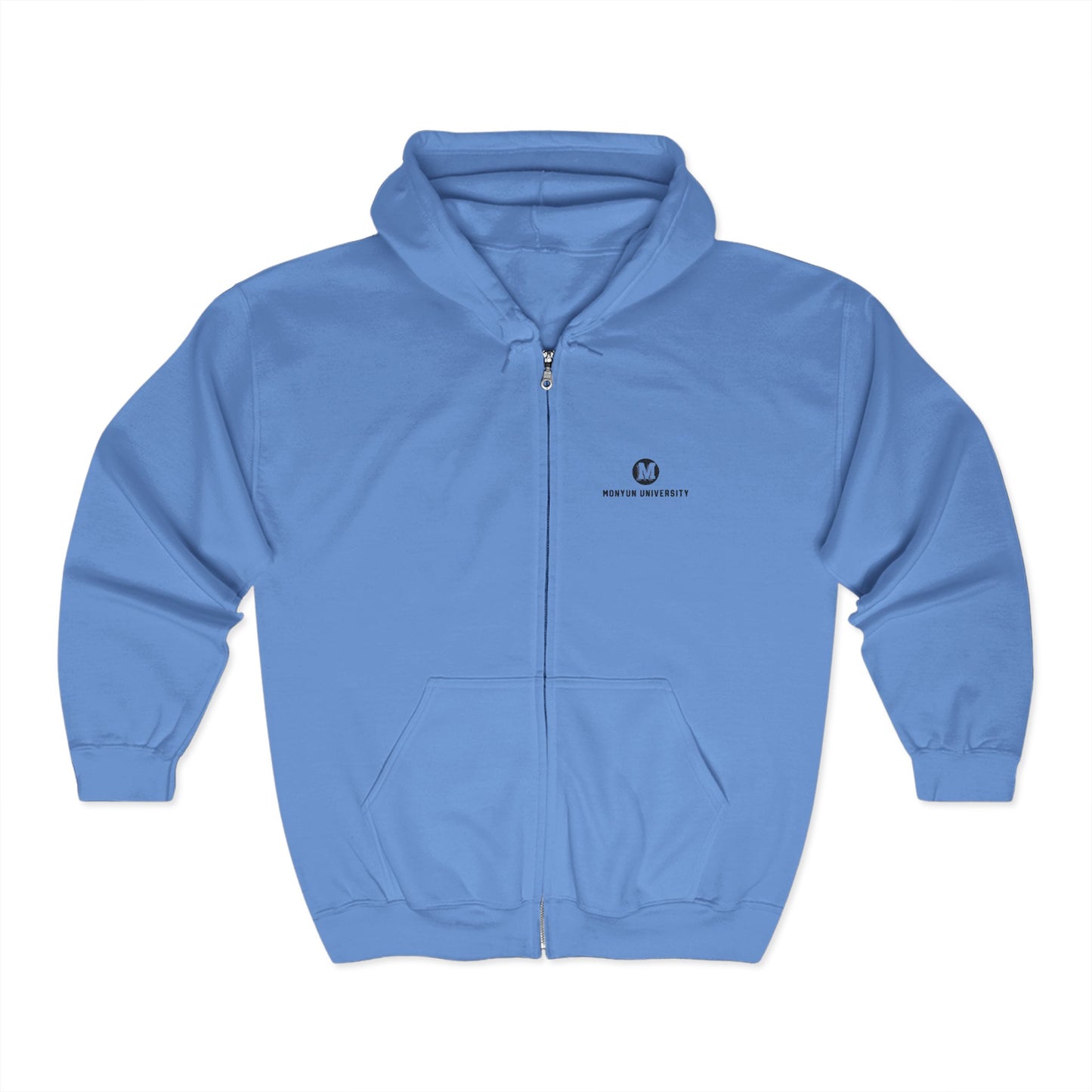 MONYUN University Full Zip Hoodie - Cozy Unisex Sweatshirt for Everyday Wear