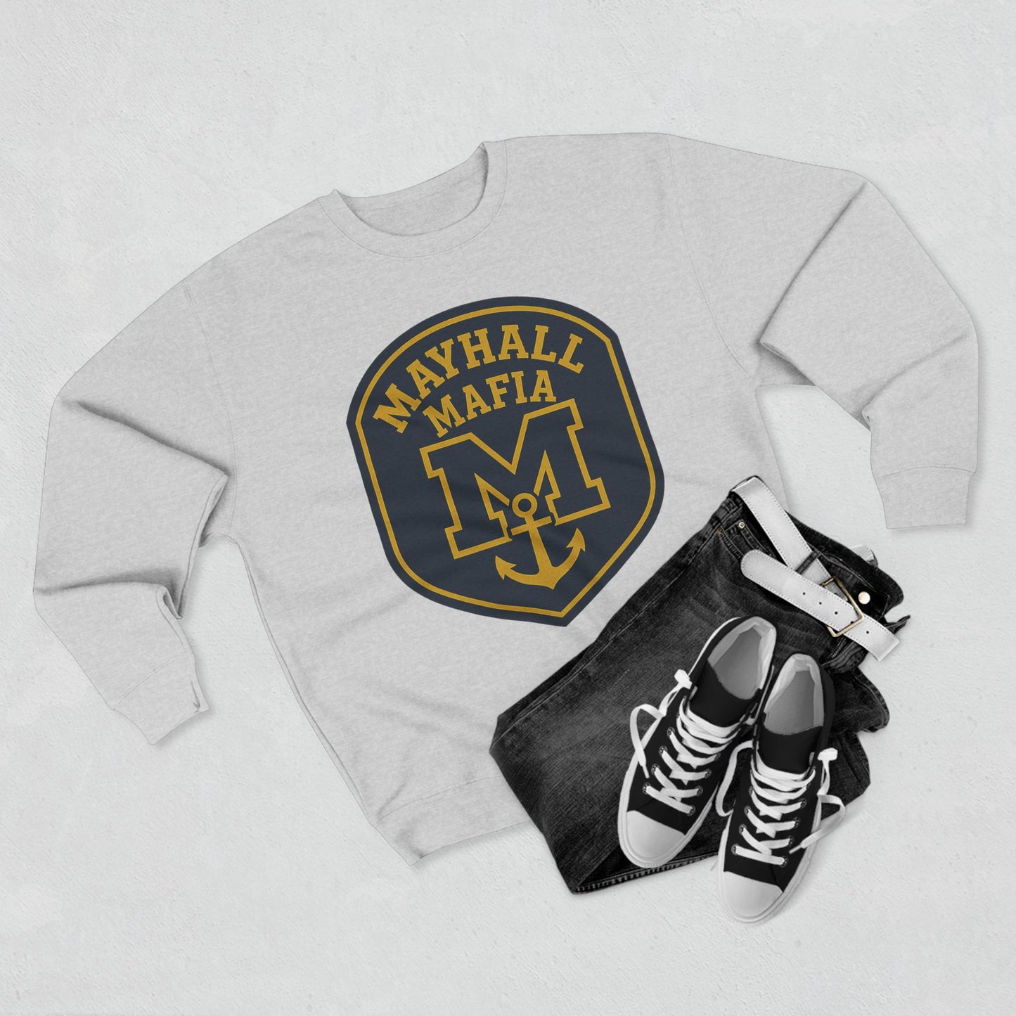 Mayhall Mafia - Motivational Crewneck Sweatshirt for Hustlers