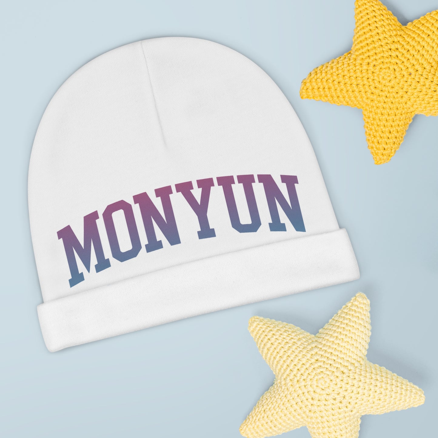 MONYUN University-Baby Beanie, Cute Baby Hat, Newborn Gift, Infant Beanie, College Pride Accessory, Baby Shower Gift