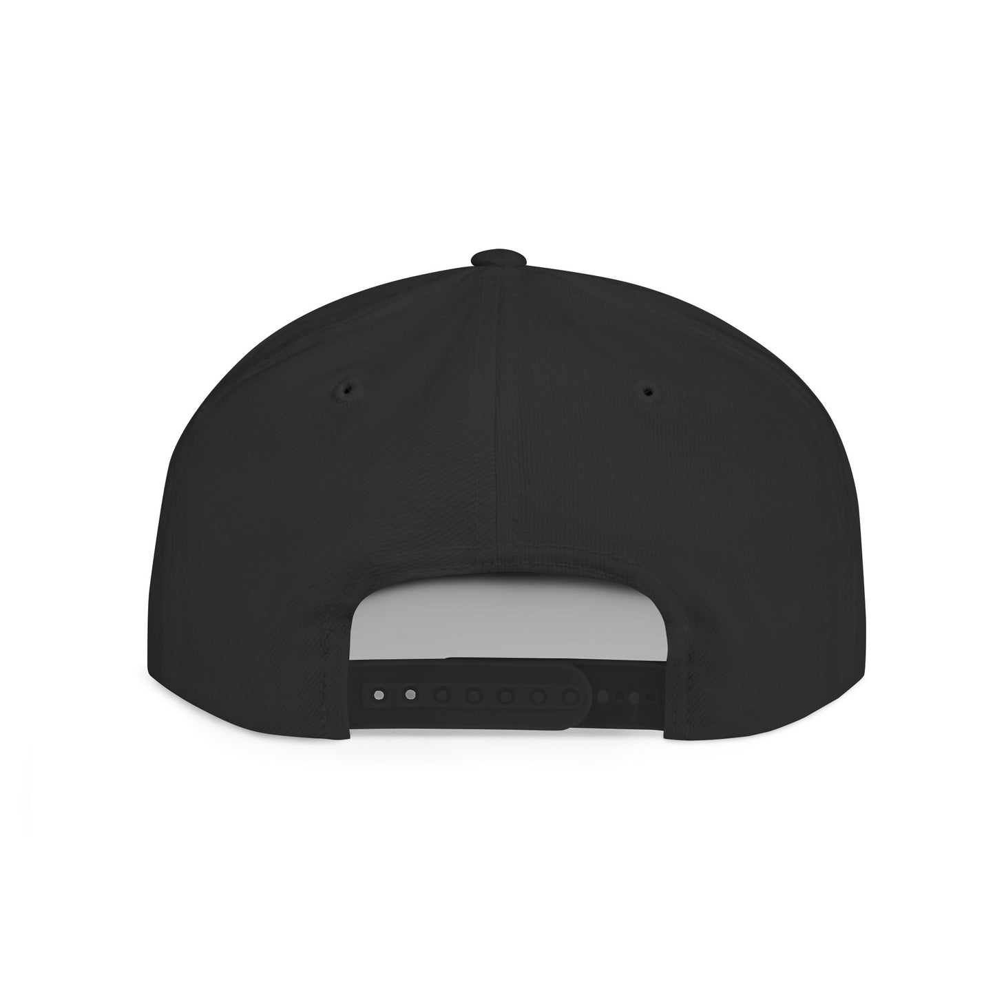 Flat Bill Snapback Hat — MU University Sequin Patch Cap