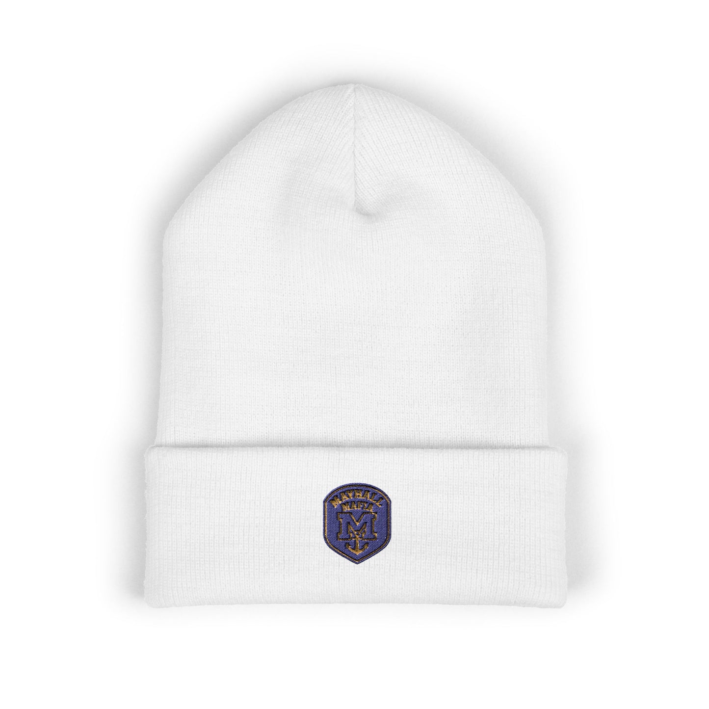 Mayhall Mafia-Embroidered Classic Cuffed Beanie - Winter Warmth and Style