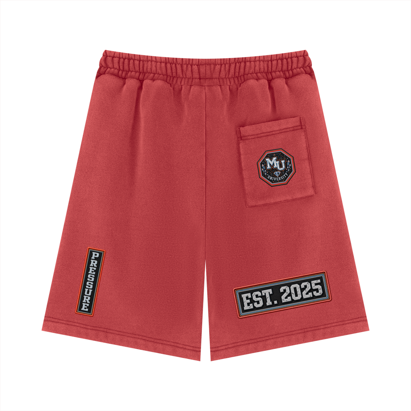 MONYUN university Vintage Wash Fleece Shorts