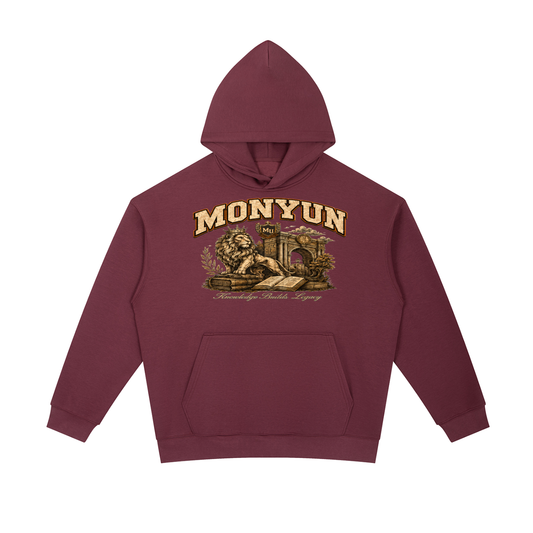 MONYUN university- Knowledge Builds Legacy Essential Heavyweight Hoodie