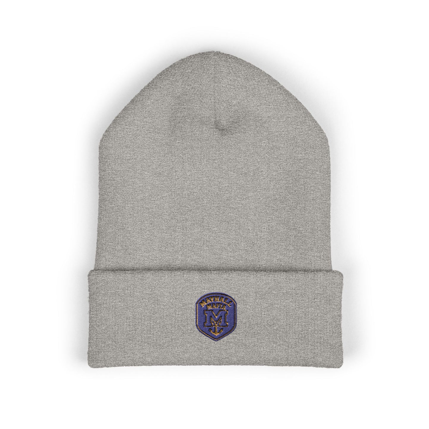 Mayhall Mafia-Embroidered Classic Cuffed Beanie - Winter Warmth and Style