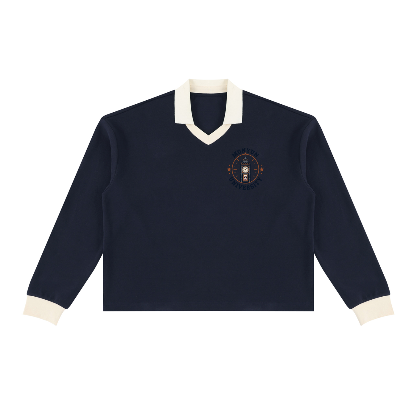 MONYUN university- Legacy Hour Unisex Color Block Long Sleeve Sweatshirt