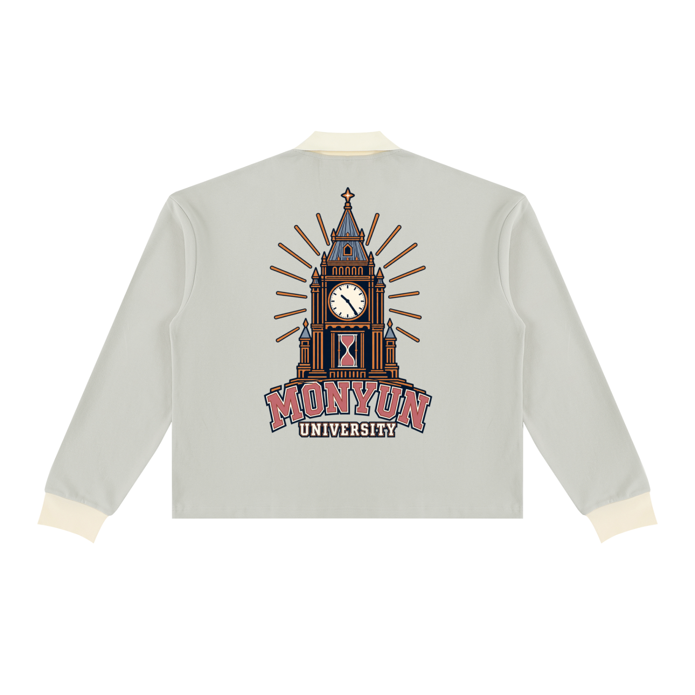 MONYUN university- Legacy Hour Unisex Color Block Long Sleeve Sweatshirt