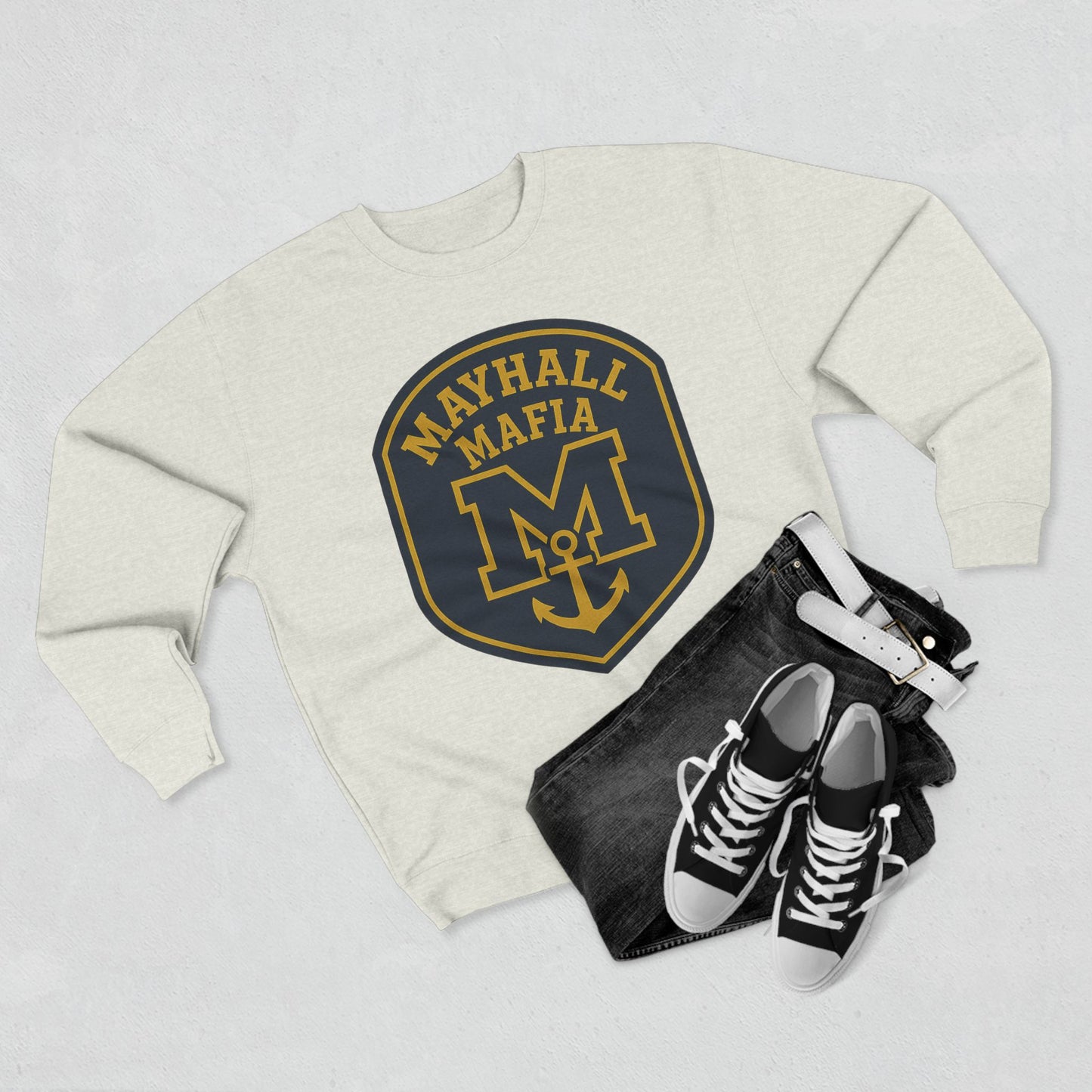 Mayhall Mafia - Motivational Crewneck Sweatshirt for Hustlers