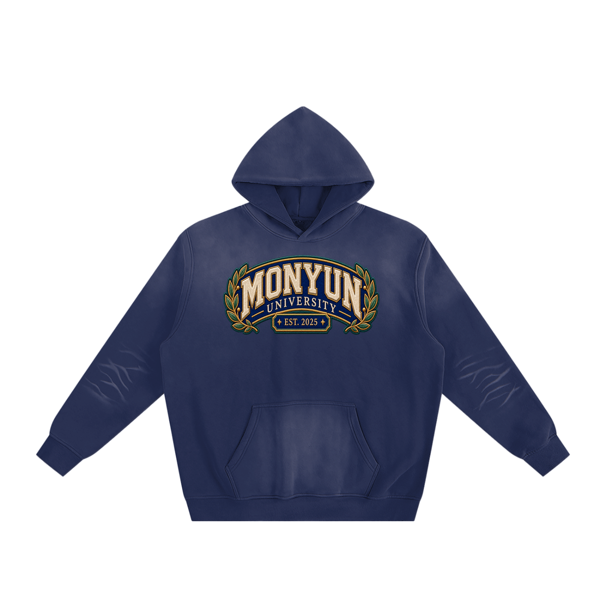 MONYUN University “Momentum” Sunfade Fleeced Hoodie