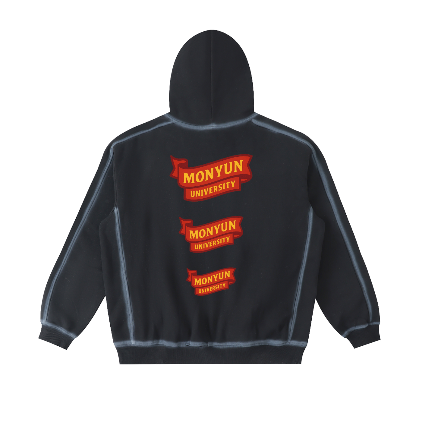 MONYUN university Sunfaded Edge Fleece Hoodie