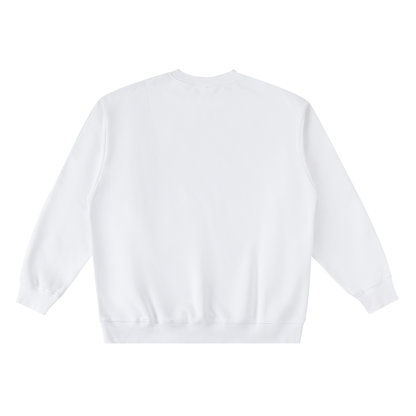 MONYUN university Oversized Crewneck Taped Sweatshirt