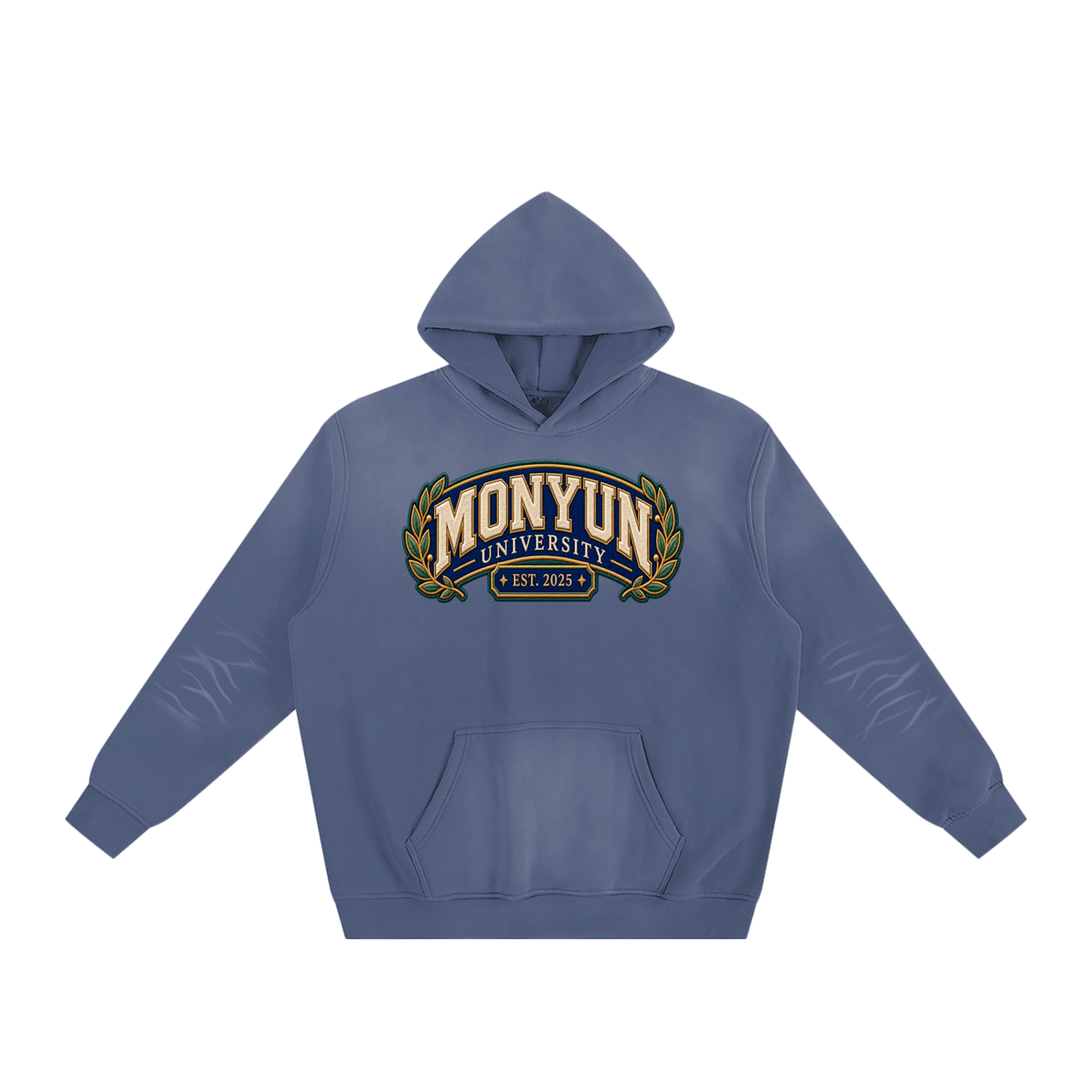 MONYUN University “Momentum” Sunfade Fleeced Hoodie